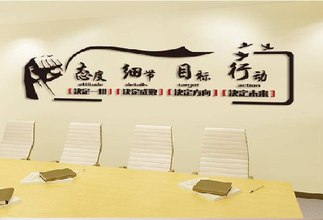 麻城企业文化墙主要展示什么？