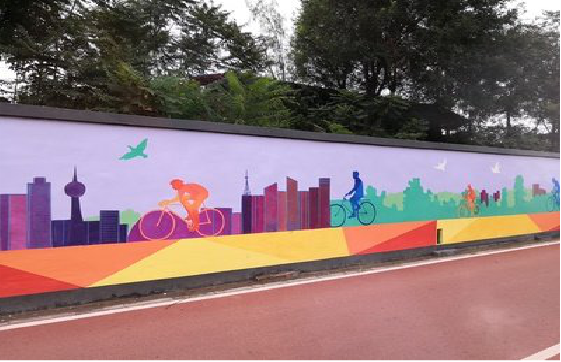 麻城墙体彩绘-围墙