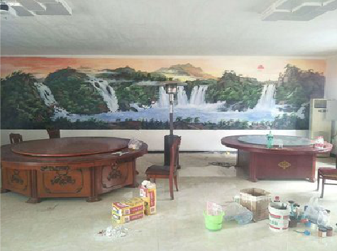 麻城墙绘-写实风景