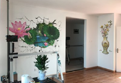 麻城墙体彩绘相比墙纸的优势。