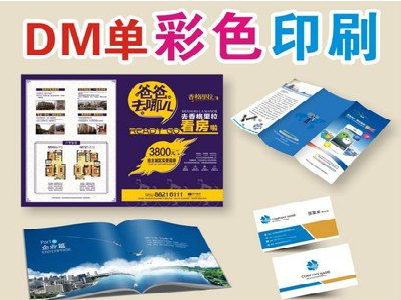麻城单页印刷，色彩搭配简单。